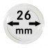 Lindner 2251026 Cápsulas 26 mm para bandejas pqte 100