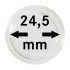 Lindner 2251245 Cápsulas 24,5 mm para bandejas pqte 100