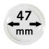 Lindner 2251047 cápsulas 47 mm para bandejas pqte 100