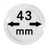 Lindner 2251043 cápsulas 43 mm para bandejas pqte 100