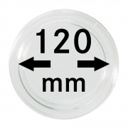 Lindner S22712000 Cápsulas 120 mm para monedas grandes y gruesas pqte 1