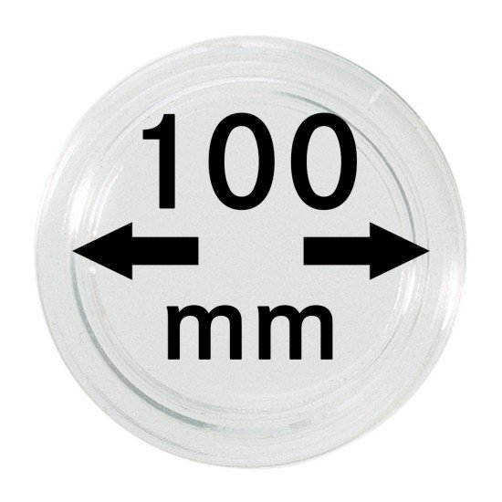 Lindner S22710000 Cápsulas 100 mm para monedas grandes y gruesas pqte 1 Lindner S22710000 Cápsulas 100 mm para monedas grandes y gruesas pqte 1