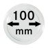 Lindner S22710000 Cápsulas 100 mm para monedas grandes y gruesas pqte 1