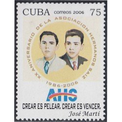 Cuba 4383 2006 20 Años de la Asociación de los Hermanos Saiz MNH