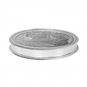 Lindner S2255041P Cápsulas 41 mm para monedas grandes y gruesas pqte 10