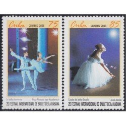 Cuba 4384/85 2006 20 Años del Festival Internacional de Ballet MNH