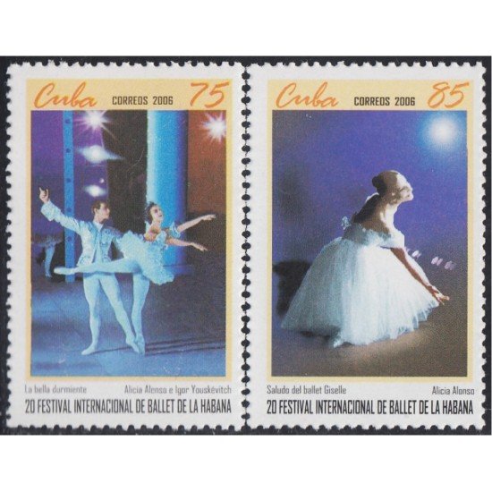 Cuba 4384/85 2006 20 Años del Festival Internacional de Ballet MNH Cuba 4384/85 2006 20 Años del Festival Internacional de Ballet MNH