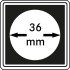Lindner 2240036 Cápsulas Carrée 36 mm para monedas pqte 4