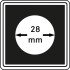 Lindner 2240028 Cápsulas Carrée 28 mm para monedas pqte 4