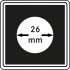 Lindner 2240026 Cápsulas Carrée 26 mm para monedas pqte 4