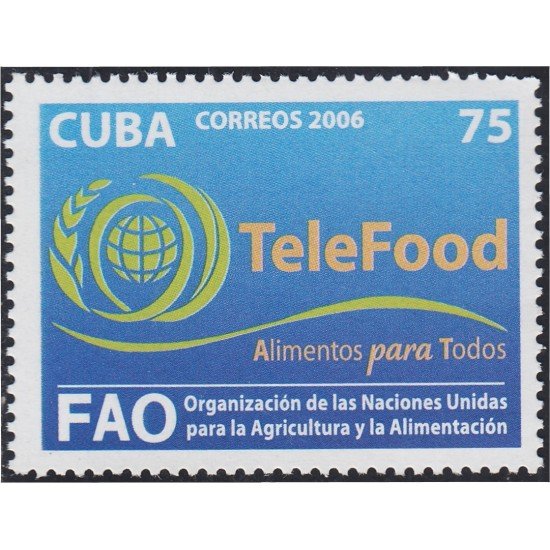Cuba 4392 2006 Telefood Emblema de la FAO MNH Cuba 4392 2006 Telefood Emblema de la FAO MNH