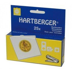Lindner 8330175 Hartberger 17,5 mm Portamonedas para grapar pqte 25 Lindner 8330175 Hartberger 17,5 mm Portamonedas para grapar pqte 25