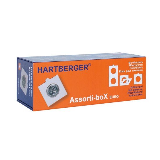 Lindner 8323 Hartberger Assorti-boX EURO, Monederos autoadhesivos Lindner 8323 Hartberger Assorti-boX EURO, Monederos autoadhesivos