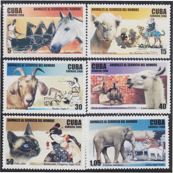 Cuba 4408/13 2006 Fauna doméstica MNH Cuba 4408/13 2006 Fauna doméstica MNH