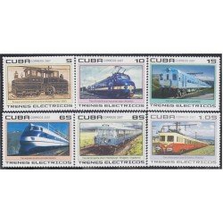 Cuba 4414/19 2007 Trenes eléctricos MNH