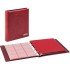 Lindner 1106M-W Karat Álbum de monedas CLASSIC rojo vino