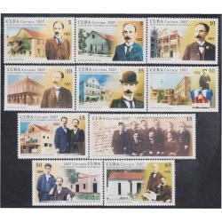 Cuba 4424/33 2007 Dr José Martí Patriota y escritor Cubano MNH