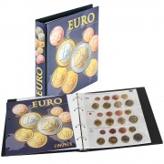Lindner 1608M Album pre-impreso para juegos de monedas EURO: todos los países 