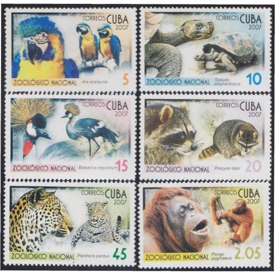 Cuba 4440/45 2007 Parque Zoologico Nacional MNH