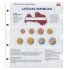 Lindner 1109-21 karat Página ilustrada para juegos de monedas EURO