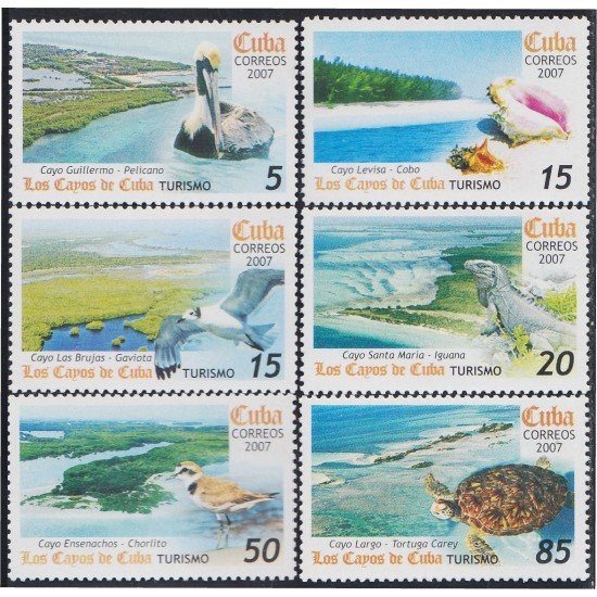 Cuba 4458/63 2007 Los Cabos de Cuba MNH Cuba 4458/63 2007 Los Cabos de Cuba MNH