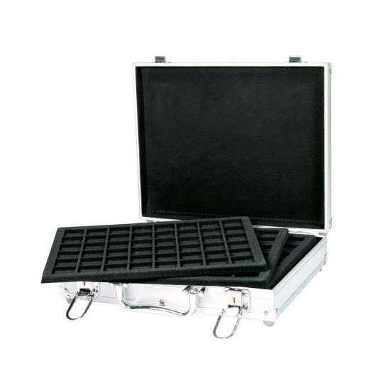 Lindner S2307-S2148CE Maletín de aluminio para 288 monedas Lindner S2307-S2148CE Maletín de aluminio para 288 monedas
