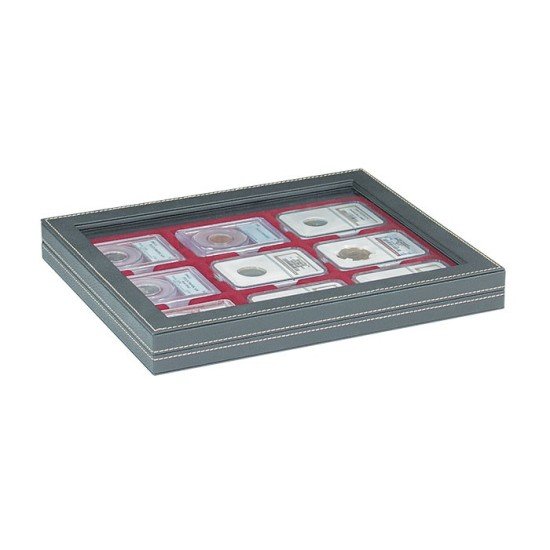 Lindner 2367-2619E Estuche Nera M para 9 losas de hasta 63 x 85 mm Lindner 2367-2619E Estuche Nera M para 9 losas de hasta 63 x 85 mm