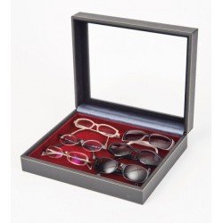 Lindner 2369-2461E Estuche Nera Varius Plus con inserto rojo oscuro sin compartimentos Lindner 2369-2461E Estuche Nera Varius Plus con inserto rojo oscuro sin compartimentos