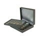 Lindner 2365-2122CE Estuche Nera XL Negro con 3 bandejas e inserciones de monedas para 60 Porta monedas Lindner 2365-2122CE Estuche Nera XL Negro con 3 bandejas e inserciones de monedas para 60 Porta monedas