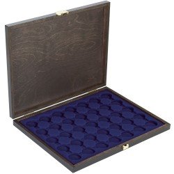 Lindner S2491-2530ME Estuche Carus-1 32 mm de madera auténtica Lindner S2491-2530ME Estuche Carus-1 32 mm de madera auténtica