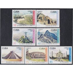 Cuba 4479/85 2007 Maravillas del Mundo MNH