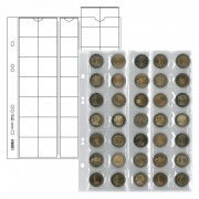 Lindner MU35 Hojas Multi Collect para 35 monedas hasta 27 mm