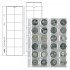 Lindner MU24 Hojas Multi Collect para 24 monedas de hasta 34 mm