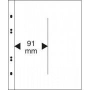 Lindner MU1317 Hojas Multi Collect con 2 tiras verticales (91 mm) por página