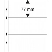 Lindner MU1313 Hojas Multi Collect con 3 tiras (77 mm) por página
