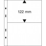 Lindner MU1312 Hojas Multi Collect con 2 tiras (122 mm) por página
