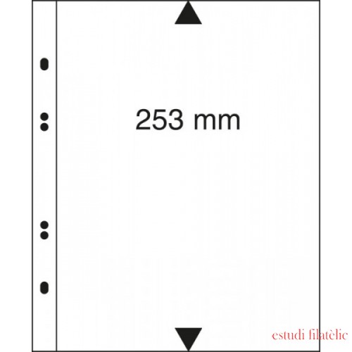 Lindner MU1311 Hojas Multi Collect con 1 bolsillo (190 x 253 mm) por página
