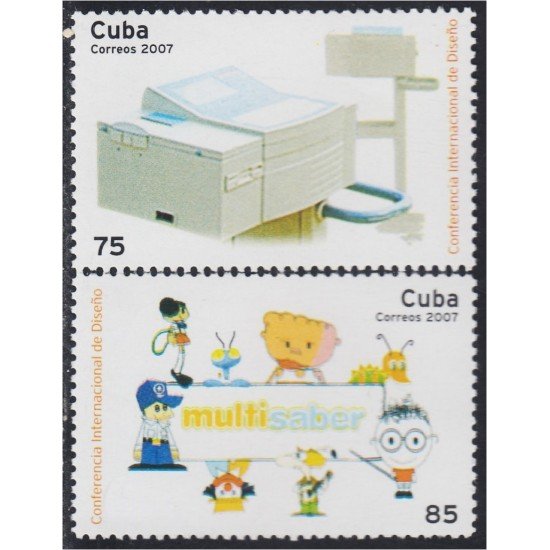 Cuba 4506/07 2007 Conferencia Internacional de Dibujo MNH