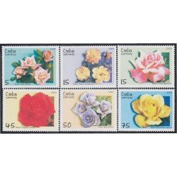 Cuba 4514/19 2007 Flora Rosas Flowers MNH
