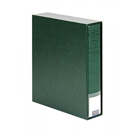Lindner 3532-G Carpeta de anillas 3530 + funda 3531, verde Lindner 3532-G Carpeta de anillas 3530 + funda 3531, verde