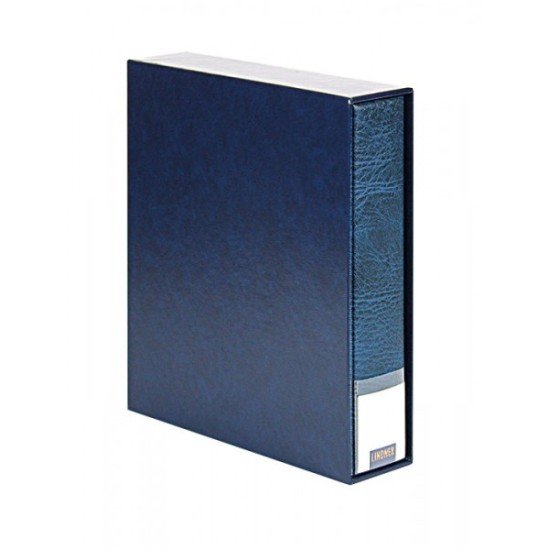 Lindner 3532-B Carpeta de anillas 3530 + funda 3531, azul