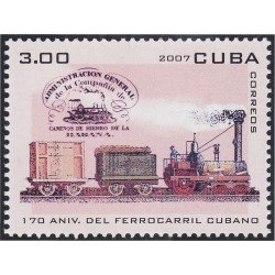 Cuba 4527 2007 170 Años del Ferrocarril Cubano MNH