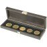 Lindner S2490-5 Estuche Carus S con 5 compartimentos para monedas