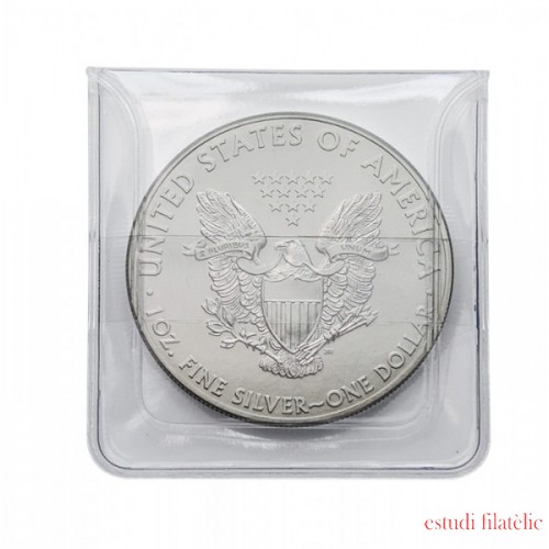 Lindner 2051 Sobres de monedas de plástico transparente 50 x 50 mm pqte de 100