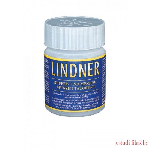 Lindner 8099 Dip de limpieza para monedas de cobre y latón, 250 ml