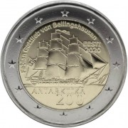 Estonia 2020 2 € euros conmemorativos Antártida 