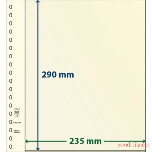 Lindner 802106P Hojas T-Blanko Creaciones Personales Altura: 290 mm. pqte 10