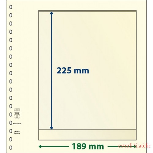 Lindner 802104P Hojas T-Blanko Creaciones Personales Altura: 225 mm. pqte 10