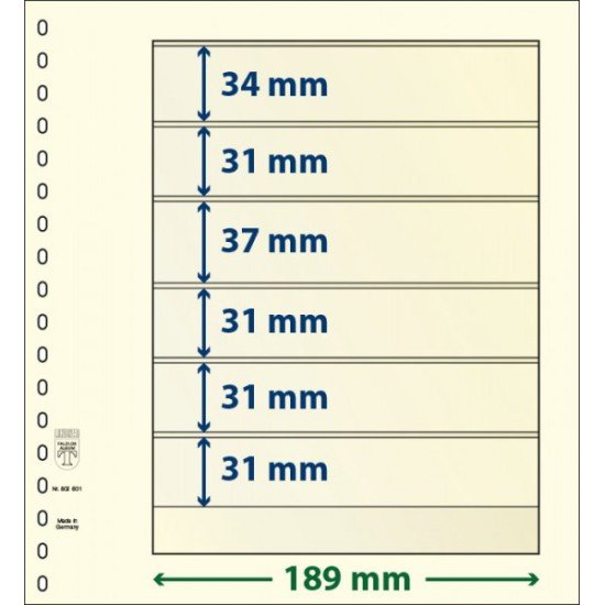 Lindner 802601P Hojas T-Blanko Creaciones Personales Altura: 31,31,31,37,31,34 mm. pqte 10 Lindner 802601P Hojas T-Blanko Creaciones Personales Altura: 31,31,31,37,31,34 mm. pqte 10