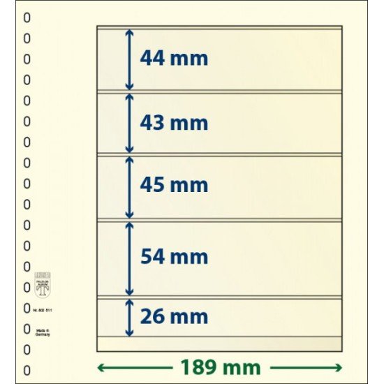 Lindner 802511P Hojas T-Blanko Creaciones Personales Altura: 26,54,45,43,44 mm. pqte 10 Lindner 802511P Hojas T-Blanko Creaciones Personales Altura: 26,54,45,43,44 mm. pqte 10